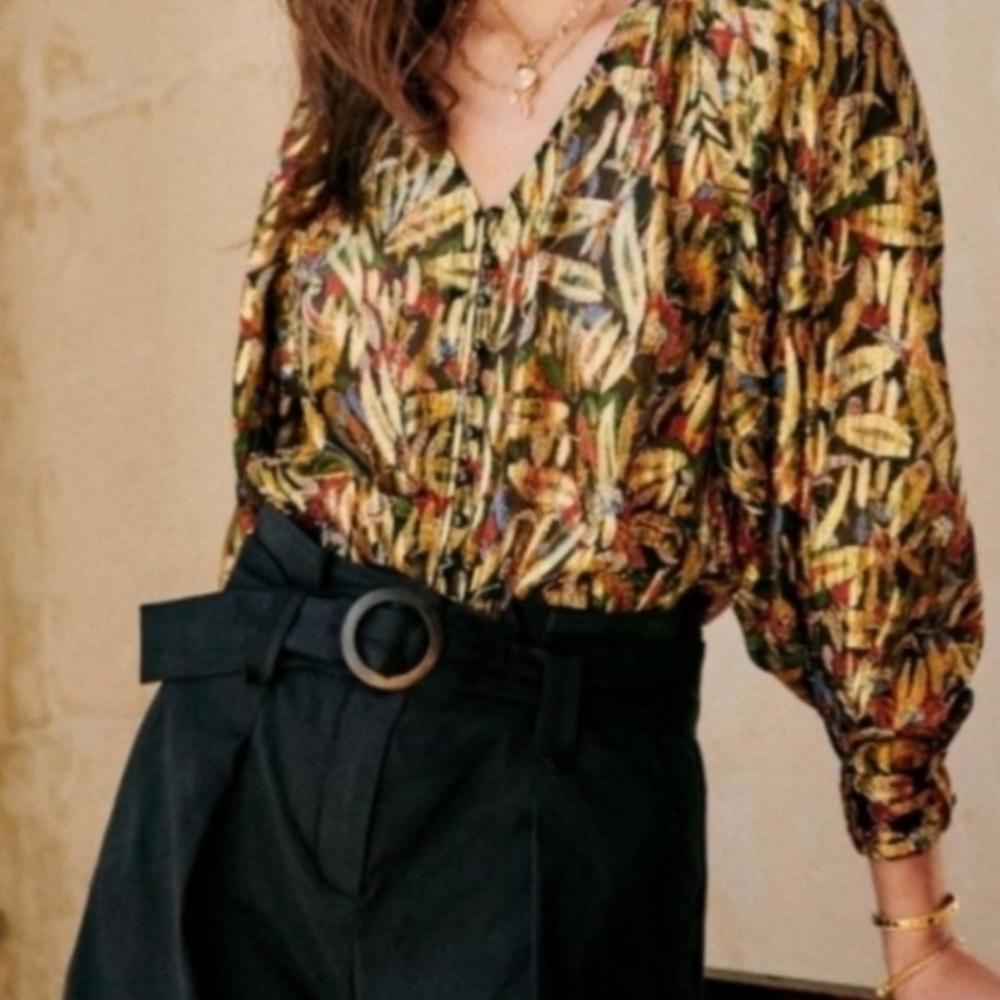 SEZANE Erica Blouse —NWOT